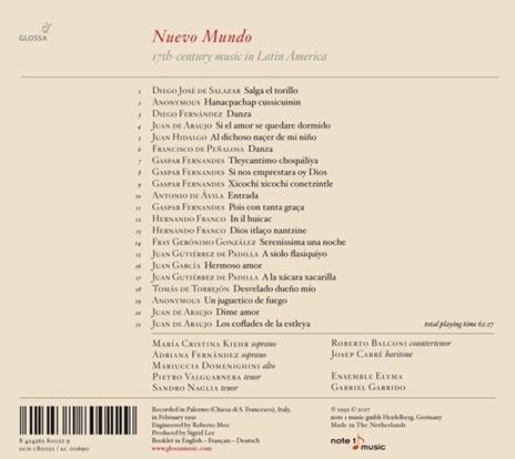 Nuevo Mundo. 17th Century - CD Audio di Ensemble Elyma - 2