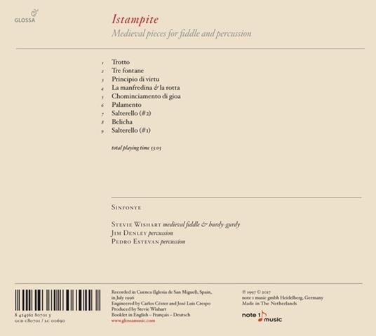Istampite - CD Audio di Sinfonye - 2