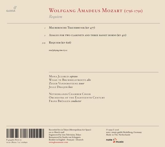 Requiem - CD Audio di Wolfgang Amadeus Mozart - 2