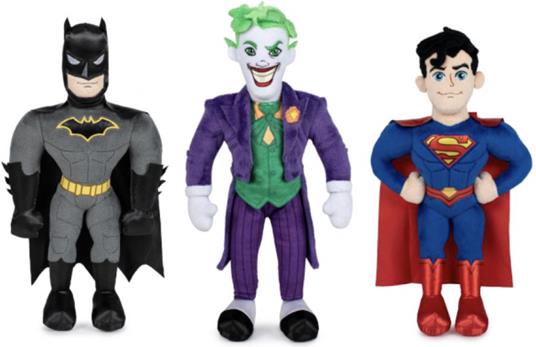 Dc Comics: Play by Play - Superman/Joker/Batman Peluche 30Cm (Assortimento)