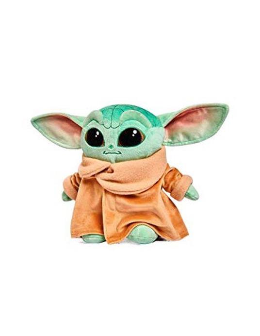 Star Wars 19474 Peluche Baby Yoda Mandalorian Originale Disney Play By Play Multicolore 25cm