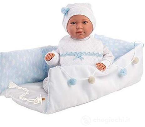 Bebe'' con Fasciatoio Azzurro 42 cm