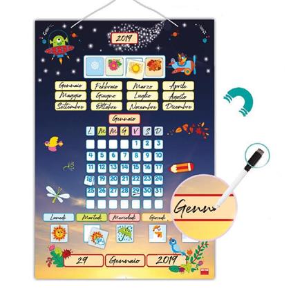 Calendario Di Classe Magnetico Universale