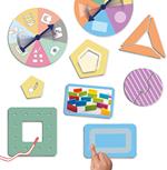 Gioco Educativo Multisensoriale: Scopriamo le Forme Geometriche, Ispirato al Metodo Montessori