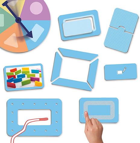 Gioco Educativo Multisensoriale: Scopriamo le Forme Geometriche, Ispirato al Metodo Montessori - 3
