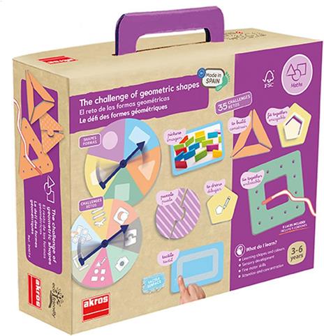 Gioco Educativo Multisensoriale: Scopriamo le Forme Geometriche, Ispirato al Metodo Montessori - 4