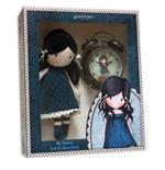 Gorjuss. Gift Set Rag Doll And Bells Clock You Brought Me Love