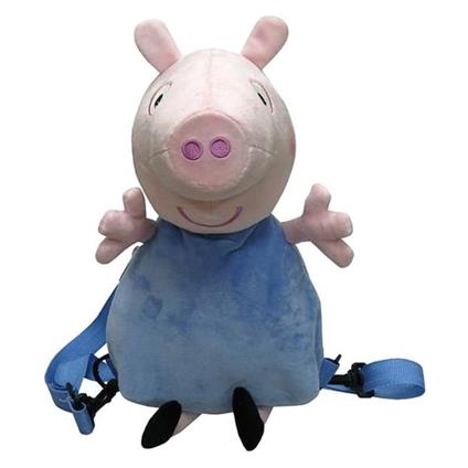 Zaino per Bambini 3D George Peppa Pig Azzurro (28 x 18 x 18 cm)