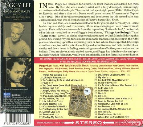 Complete Recordings 1958-1959 - CD Audio di Peggy Lee - 2
