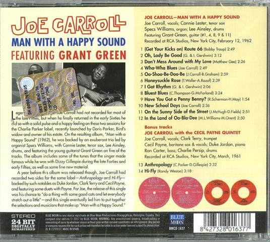 Man with a Happy Sound - CD Audio di Joe Carroll - 2