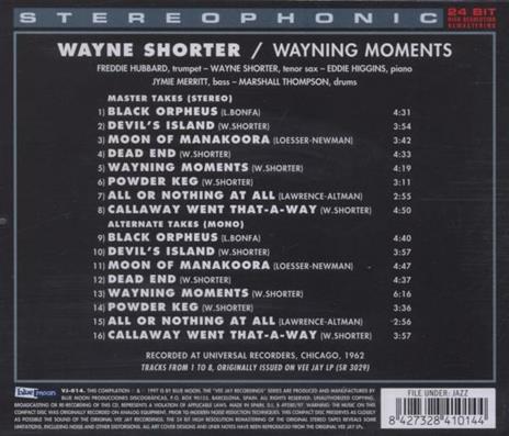 Wayning Moments - CD Audio di Wayne Shorter - 2