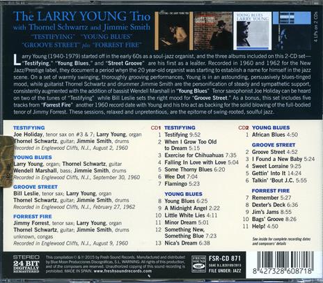 Testifying - Young Blues - Groove Street - CD Audio di Larry Young - 2