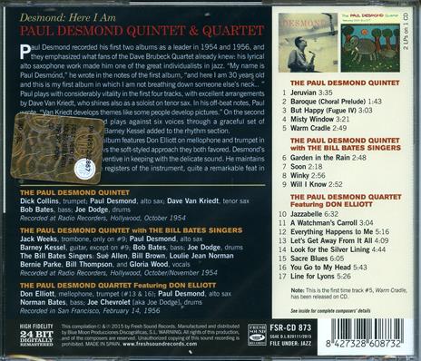 Desmond. Here I Am - CD Audio di Paul Desmond - 2
