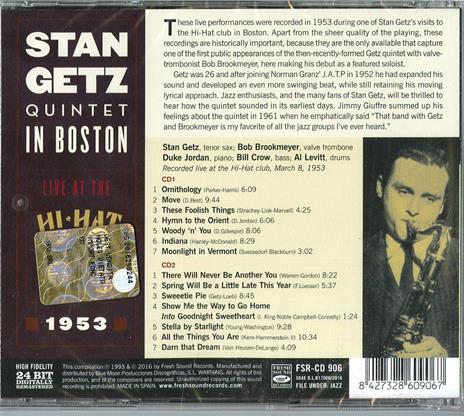 In Boston - CD Audio di Stan Getz - 2