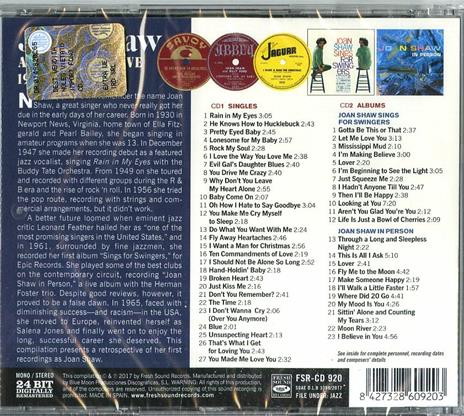 A Retrospective 1947-1964 - CD Audio di Joan Shaw - 2