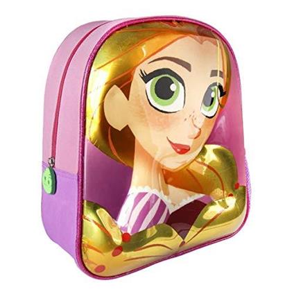 Zaino Asilo Rapunzel Disney. Zaino 3D della Principessa Rapunzel