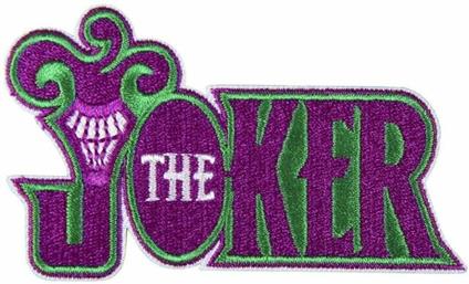 Geek Collection Dc Comics Joker Iron-On Patch