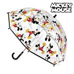 Ombrello a Bolla Mickey Mouse Trasparente (ø 45 cm)