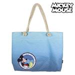 Borsa da Mare Mickey Mouse 72926 Blu marino Cotone
