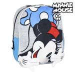 Zaino per Bambini 3D Minnie Mouse Azzurro Grigio