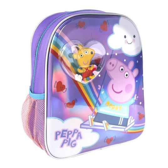 Zaino per Bambini Peppa Pig Viola (25 x 31 x 10 cm)