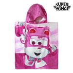 Super Wings Dizzy Poncho Asciugamano con Cappuccio Mare Piscina 50 X 115 Cotone