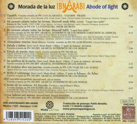 Ibn Arabi - CD Audio di Eduardo Paniagua - 2
