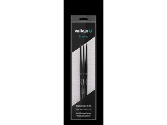 BRUSH PRO DEFINITION NATURAL SET B01990 Colori Vallejo