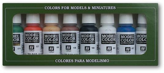Vallejo Wargames Basics - Set de pintura acrílica (8 unidades, 17 ml) multicolor