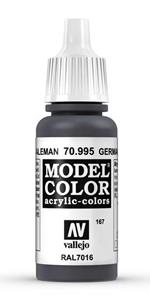 Vallejo 70.995 pittura Nero, Grigio Bottiglia 17 ml