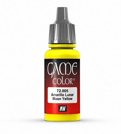 Vallejo Game Color 17Â ml VERNICE ACRILICAÂ â€Â Parent Bald Moon Yellow