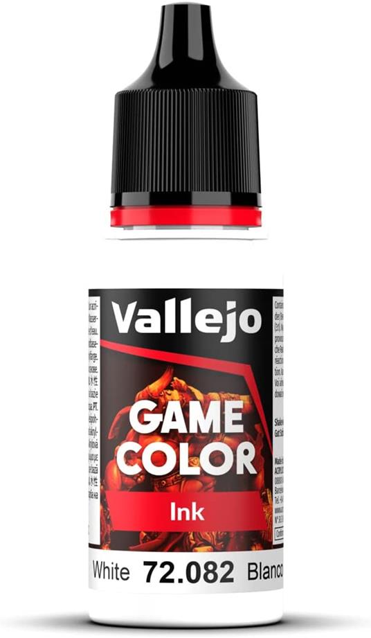 Game Color White Ink 72082 Colori Vallejo - Vallejo - Pennelli e colori -  Giocattoli