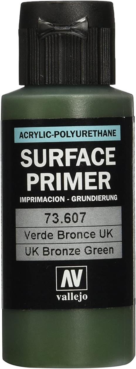 VALLEJO SURFACE PRIMER BLACK 60ml 73602 COLORI VALLEJO - 3