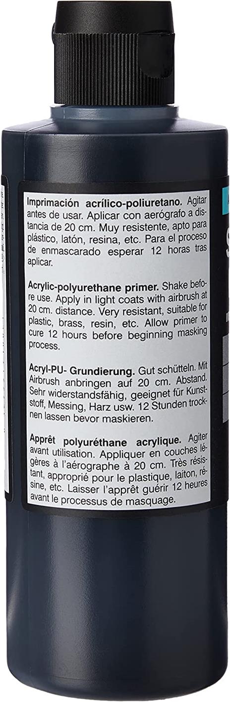 SURFACE PRIMER BLACK 200 ML 74602 COLORI VALLEJO - 3