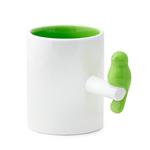Mug Tweet 300 ml verde ceramica