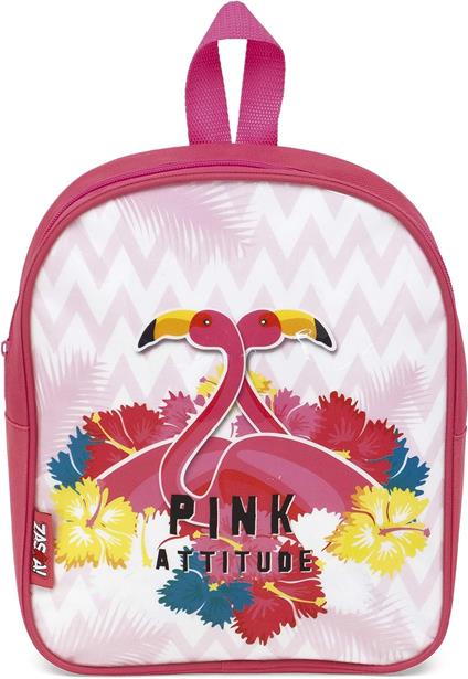 Zaska: Zaino Fenicottero "Pink Attitude" Bambini 28 Cm