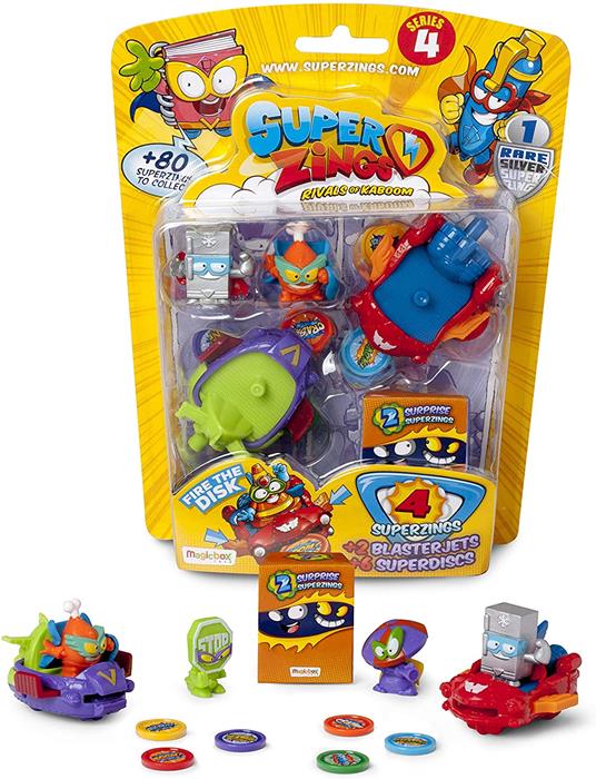 MagicBox Super Zings Serie 4 - Blister 4 BlasterJet