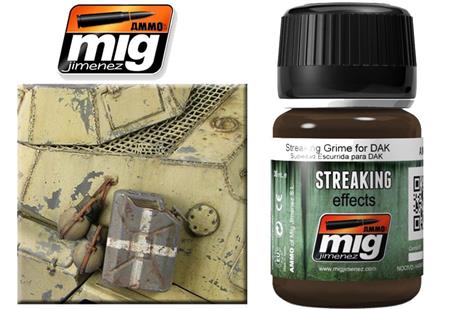Streaking Grime For Dak Streaking Effects 35ml. A.MIG 1201 COS50136 - 2