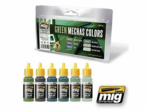 Green Mechas Colors Set 7149
