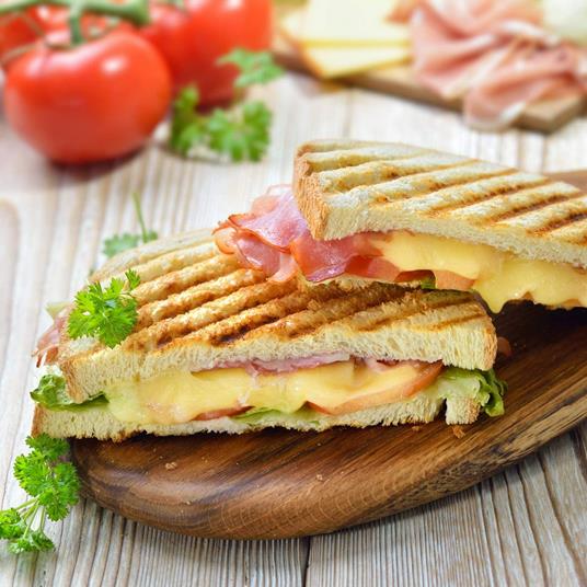 Tostiera grill compatta verdura formaggi e molto altro Solac Buon Panini Ideale per panini con piastre zigrinate da 750W 