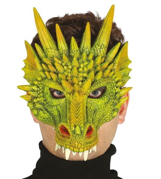 Mezza Maschera Drago In Schiuma Di Lattice - 2