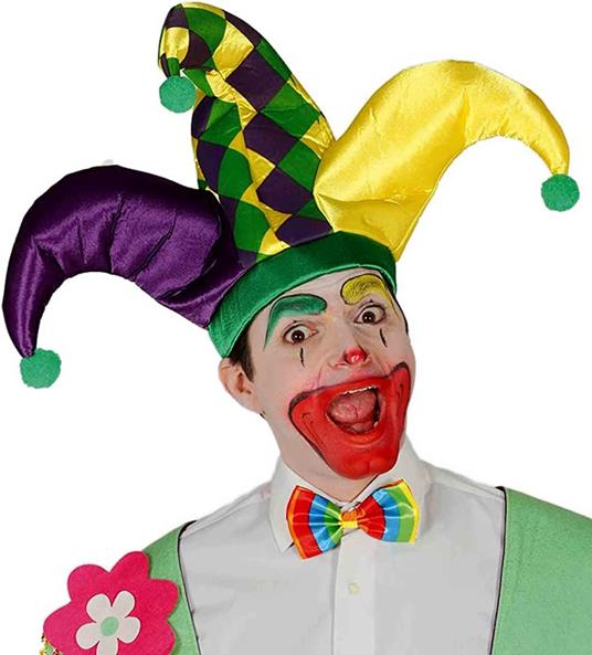 Cappello clown joker pagliaccio accessori travestimento carnevale circo -  ND - Idee regalo