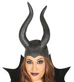 Copricapo In Lattice Con Corna Malefica Halloween