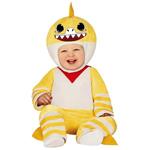 Costume Baby Shark Yellow Taglia 18-24 Mesi