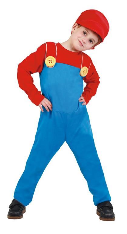Vestito Super Mario 7-9 Anni
