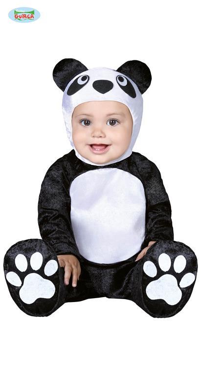 Costume Carnevale Panda bimbo12/24 mesi