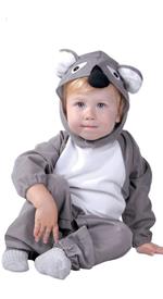 Vestito Koala Grigio Baby 6-12 Mesi
