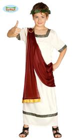 Costume tunica imperatore romano. Da 7 anni