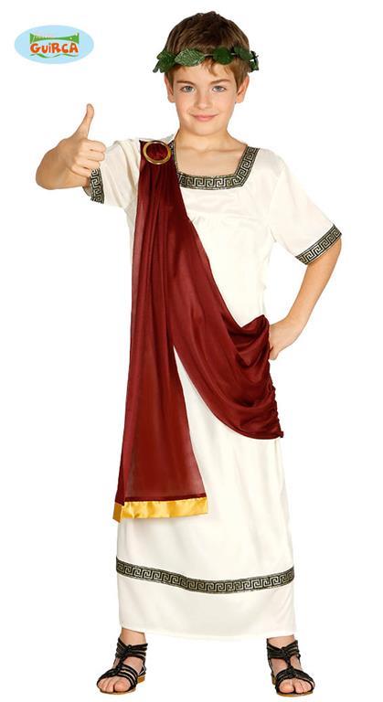 Costume tunica imperatore romano. Da 7 anni - 2