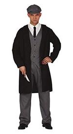 Fiestas Guirca Costume Uomo scagnozzo Gangster Inglese Taglia m